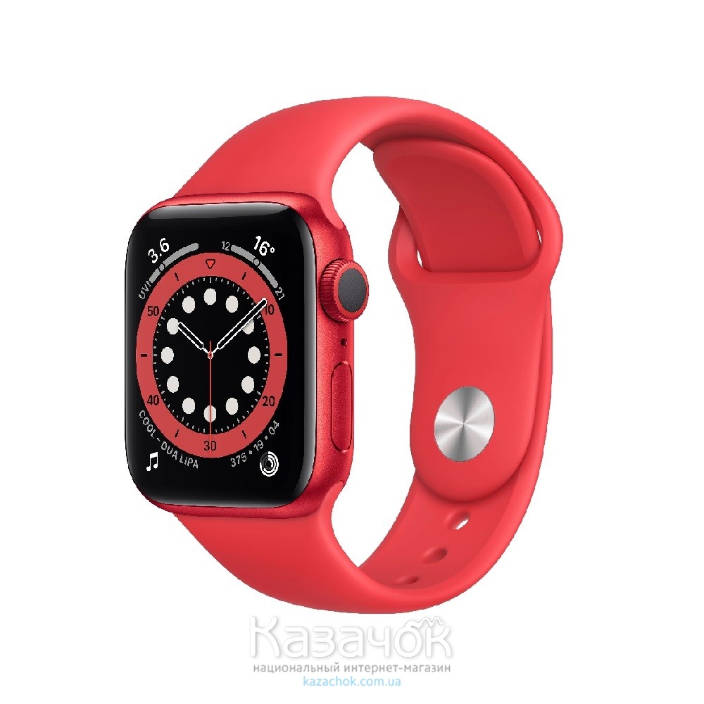 Смарт-часы Apple Watch Series 6 44mm (PRODUCT) RED (M00M3)