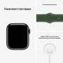 Смарт-часы Apple Watch Series 7 GPS 41mm Green Aluminum Case with Clover Sport Band (MKN03)