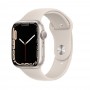 Смарт-часы Apple Watch Series 7 GPS 45mm Starlight Aluminum Case with Starlight Sport Band (MKN63)