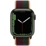 Смарт-часы Apple Watch Series 7 GPS 41mm Green Aluminum Case with Dark Cherry/Forest Green Sport Loop (MKNF3)