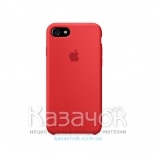 Силиконовая накладка Silicone Case для iPhone 7/8 Red