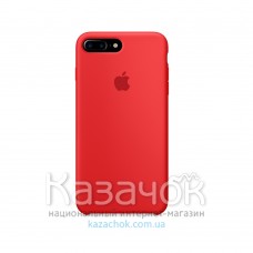 Силиконовая накладка Silicone Case для iPhone 7 Plus/ 8 Plus Red