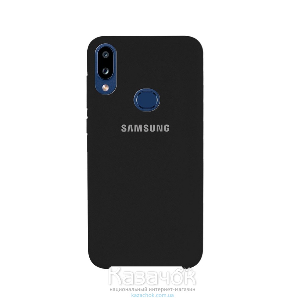 Силиконовая накладка Silicone Case для Samsung A10s/A107 2019 Black