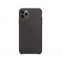 Силиконовая накладка Silicone Case для iPhone 11 Pro Max Black