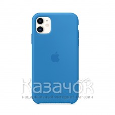 Силиконовая накладка Silicone Case для iPhone 11 Blue