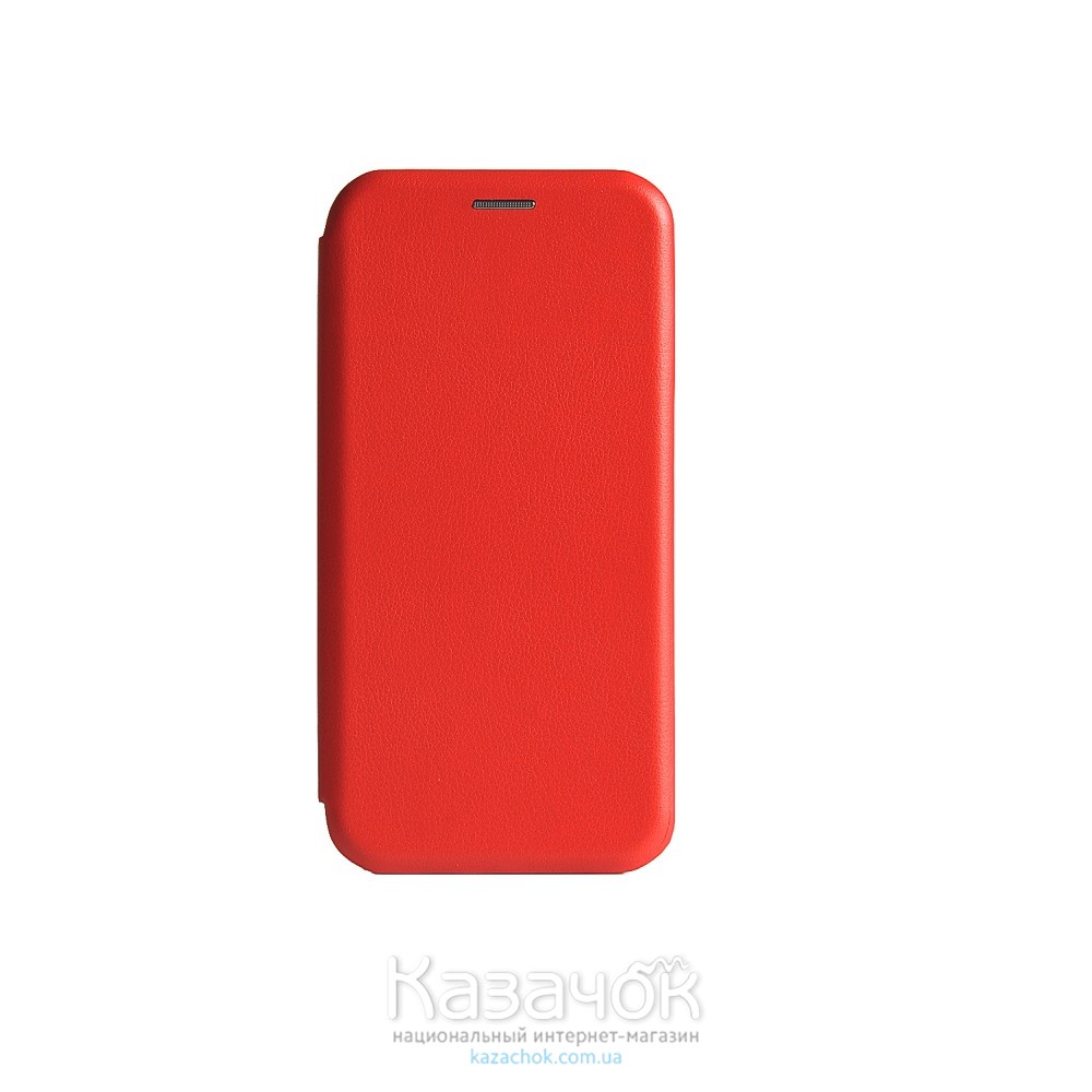 Чехол-книжка Premium Leather Case для Xiaomi Redmi Note 8 Pro Red