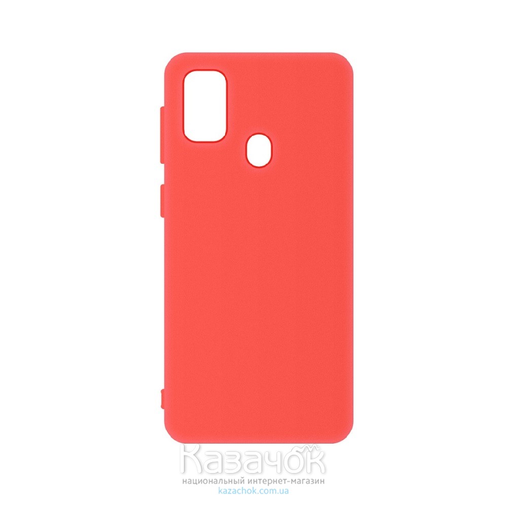 Силиконовая накладка TRU - Soft для Samsung M21/M215 2020 Red