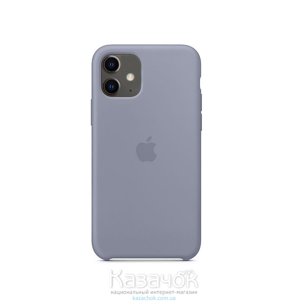 Силиконовая накладка Silicone Case для iPhone 11 Lavender