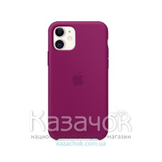 Силиконовая накладка Silicone Case для iPhone 11 Rose Red