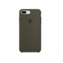 Силиконовая накладка Silicone Case для iPhone 7/8 Olive