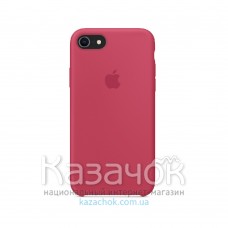Силиконовая накладка Silicone Case для iPhone 7/8 Pink Hot