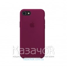 Силиконовая накладка Silicone Case для iPhone 7/8 Rose Red
