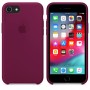 Силиконовая накладка Silicone Case для iPhone 7/8 Rose Red