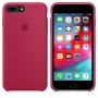 Силиконовая накладка Silicone Case для iPhone 7 Plus/ 8 Plus Rose Red