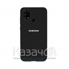 Силиконовая накладка Silicone Case для Samsung M31 2020 M315 Black