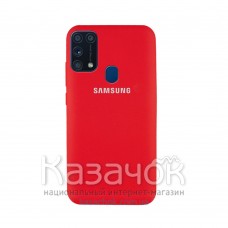Силиконовая накладка Silicone Case для Samsung M31 2020 M315 Red