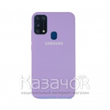 Силиконовая накладка Silicone Case для Samsung M31 2020 M315 Lilac