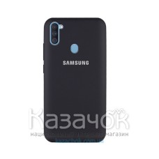 Силиконовая накладка Silicone Case для Samsung M11/A11 2020 Black
