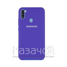 Силиконовая накладка Silicone Case для Samsung M11/A11 2020 Violet