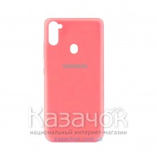 Силиконовая накладка Silicone Case для Samsung M11/A11 2020 Peach