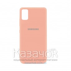 Силиконовая накладка Silicone Case для Samsung A41 2020 A415 Coral