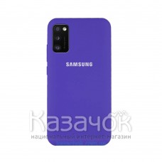 Силиконовая накладка Silicone Case для Samsung A41 2020 A415 Violet