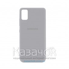 Силиконовая накладка Silicone Case для Samsung A41 2020 A415 Grey