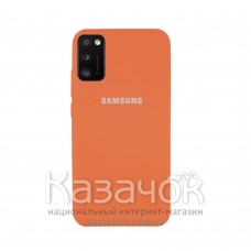 Силиконовая накладка Silicone Case для Samsung A41 2020 A415 Orange