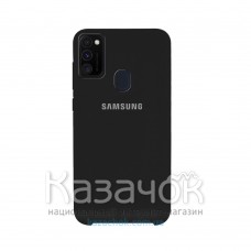 Силиконовая накладка Silicone Case для Samsung M21 2020 M215 Black
