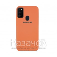 Силиконовая накладка Silicone Case для Samsung M21 2020 M215 Orange