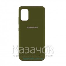 Силиконовая накладка Silicone Case для Samsung A31/A315 2020 Deep Olive