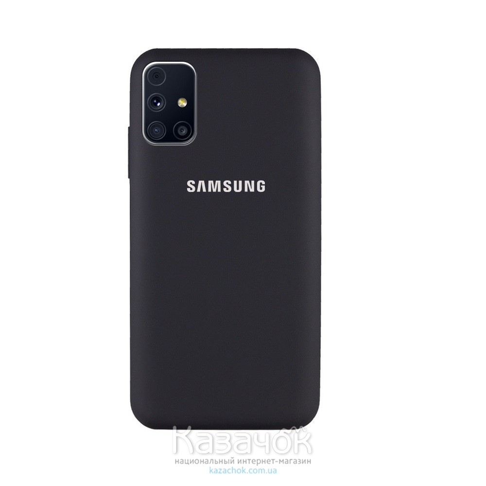 Силиконовая накладка Silicone Case для Samsung M31S 2020 M317 Black