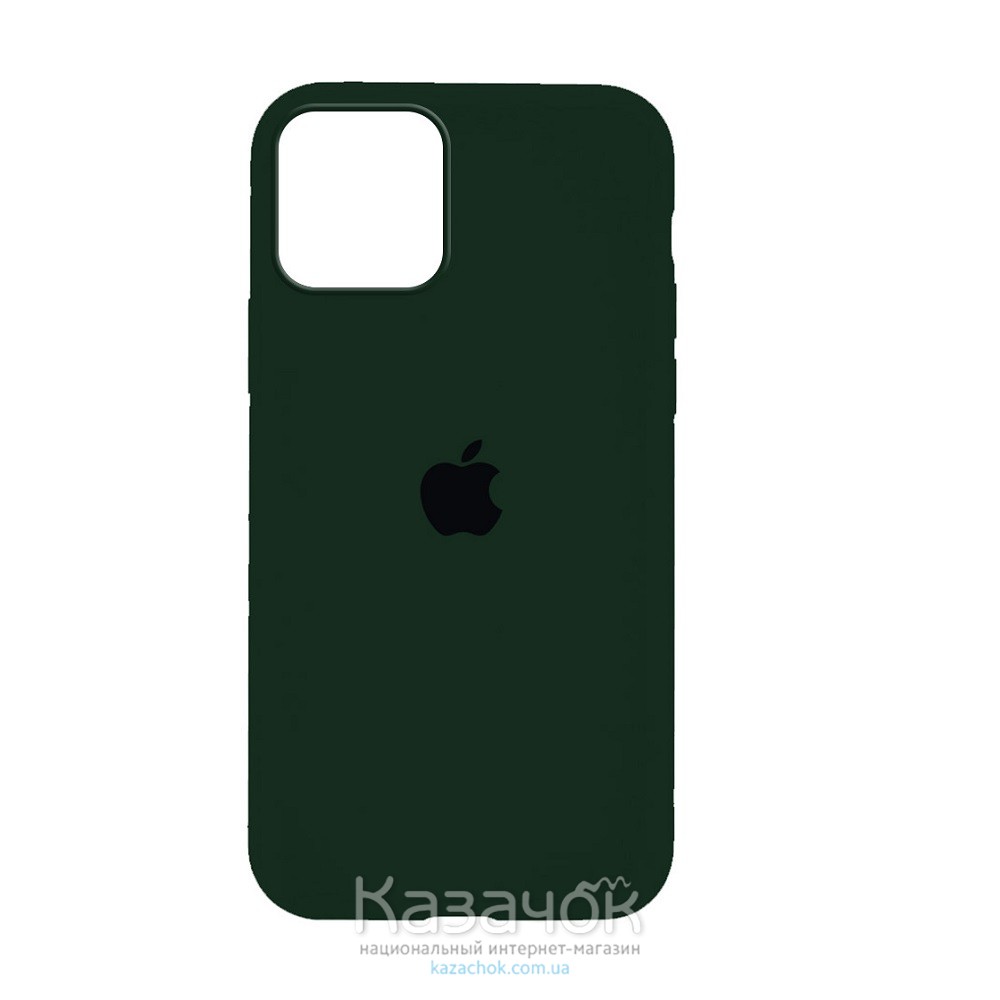 Накладка Silicone Case для iPhone 12 mini Dark Green