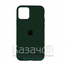 Накладка Silicone Case для iPhone 12 mini Dark Green