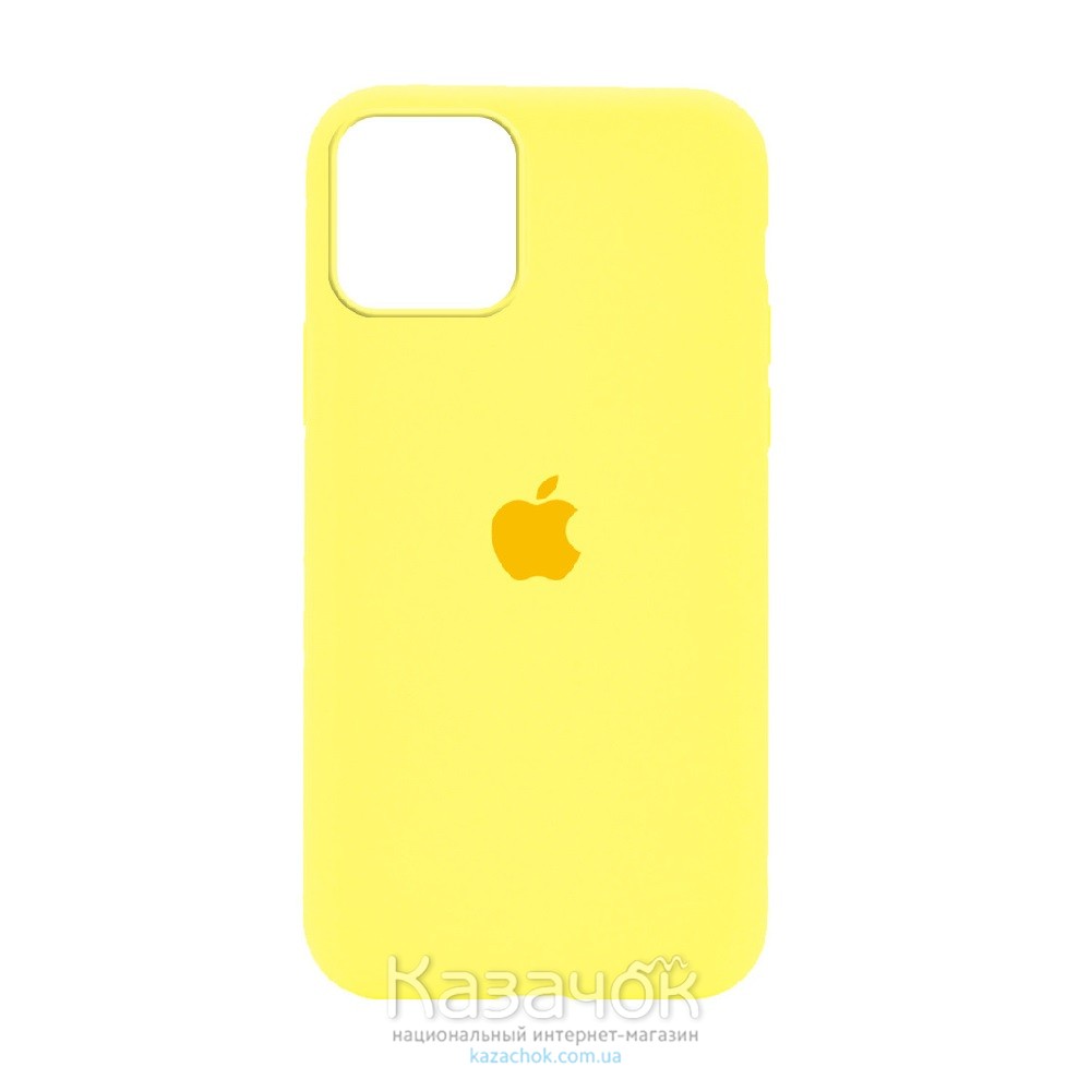 Накладка Silicone Case для iPhone 12 Pro Yellow
