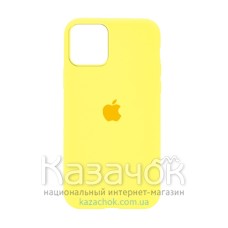 Накладка Silicone Case для iPhone 12 Pro Max Yellow