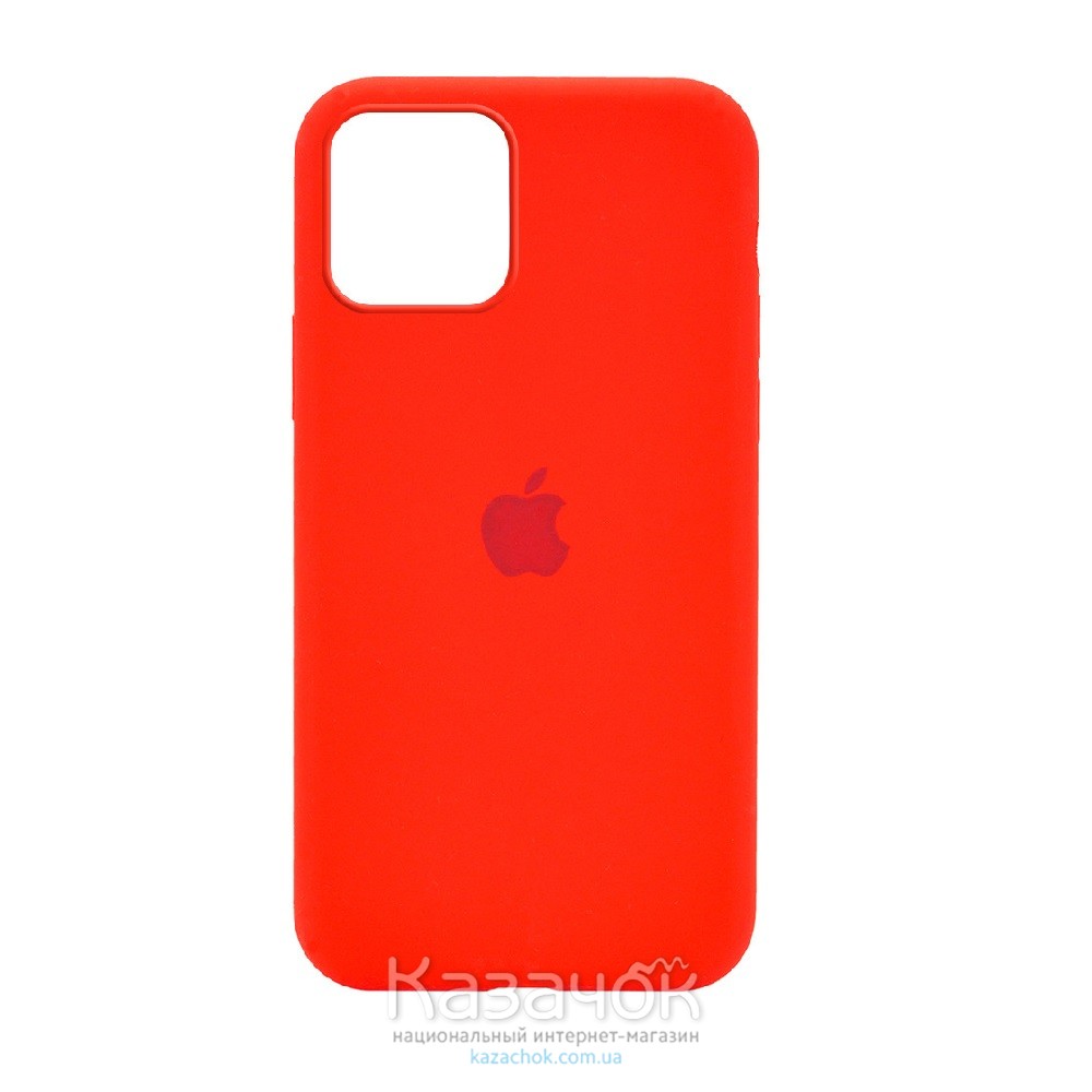 Накладка Silicone Case для iPhone 12 Pro Max Red