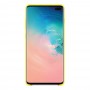 Силиконовая накладка Silicone Case для Samsung S10 2019 Yellow