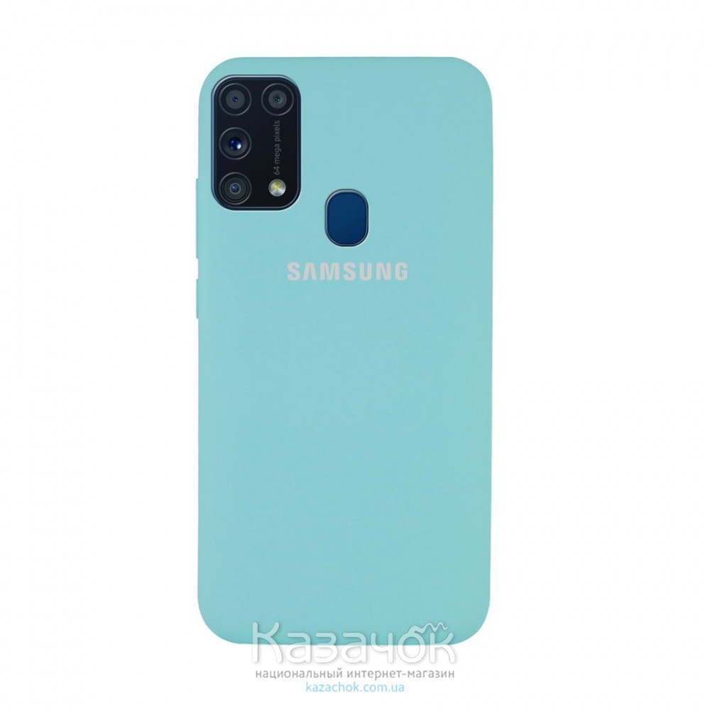 Силиконовая накладка Silicone Case для Samsung M31 2020 M315 Turquoise