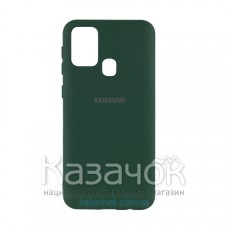 Силиконовая накладка Silicone Case для Samsung M31 2020 M315 Dark Green