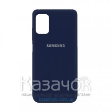 Силиконовая накладка Silicone Case для Samsung M51/M515 2020 Dark Blue