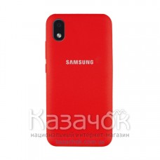 Силиконовая накладка Soft Silicone Case для Samsung A01/A013 2020 Core Red