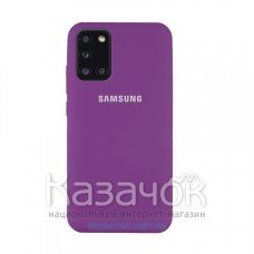 Силиконовая накладка Soft Silicone Case для Samsung A31/A315 2020 Violet