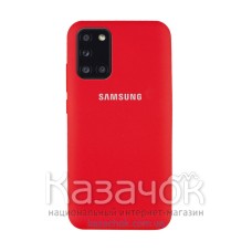 Силиконовая накладка Soft Silicone Case для Samsung A31/A315 2020 Red