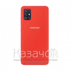 Силиконовая накладка Soft Silicone Case для Samsung A51/A515 2020 Red