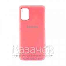Силиконовая накладка Soft Silicone Case для Samsung A51/A515 2020 Peach