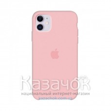 Силиконовая накладка Silicone Case для iPhone 11 Pink Light