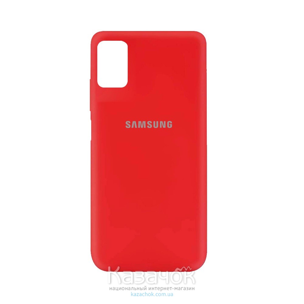 Силиконовая накладка Soft Silicone Case для Samsung M51/M515 2020 Red