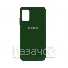 Силиконовая накладка Soft Silicone Case для Samsung M51/M515 2020 Dark Green