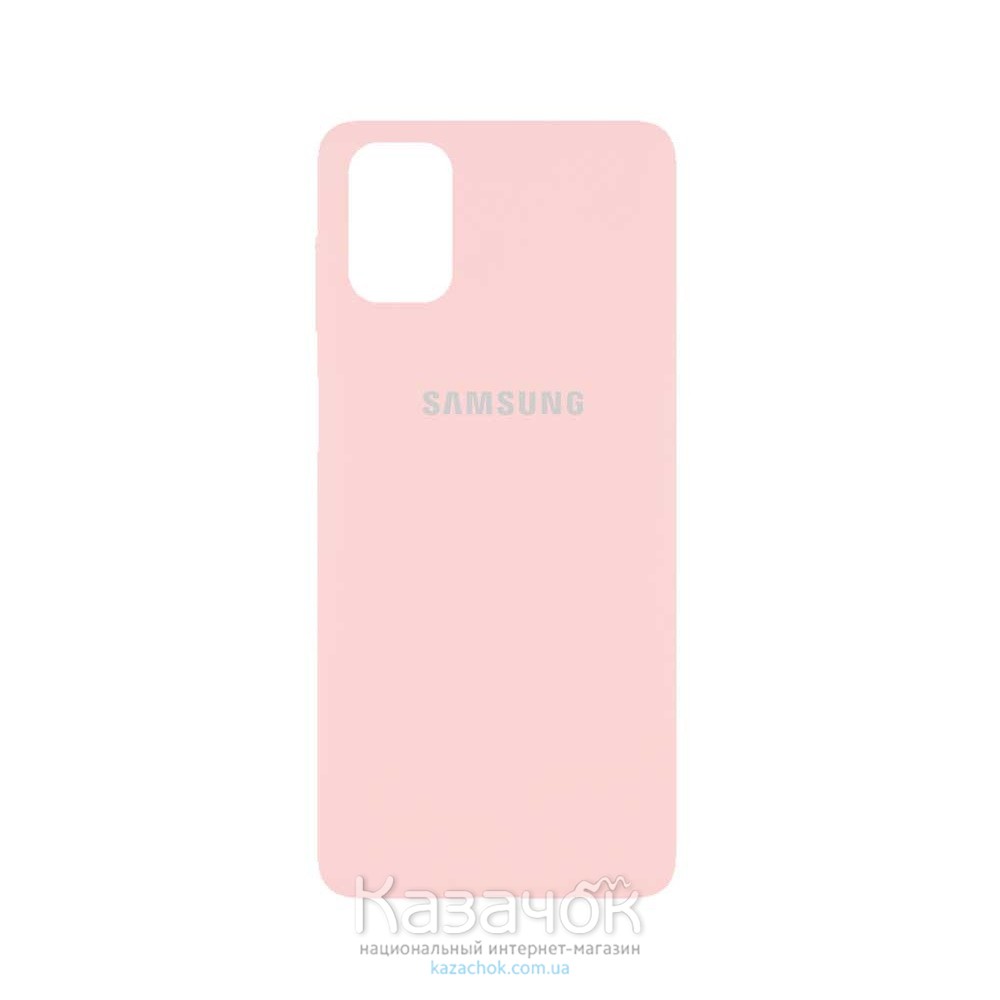 Силиконовая накладка Soft Silicone Case для Samsung M51/M515 2020 Peach